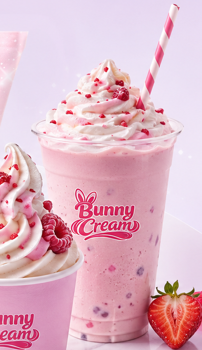 Молочный коктейль Bunny Cream с трубочкой